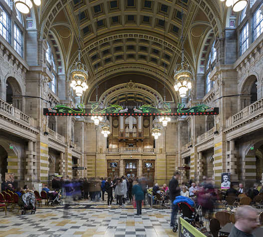 Dragon artwork in Kelvingrove