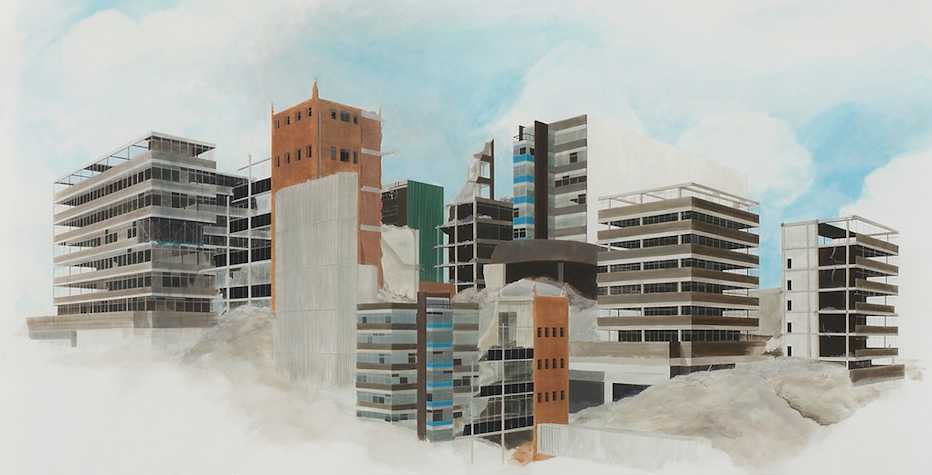 Toby Paterson, Landscape painting (Gesture economics) (2007)