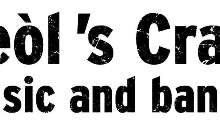 black text logo reading 'ceol's craic music and banter'