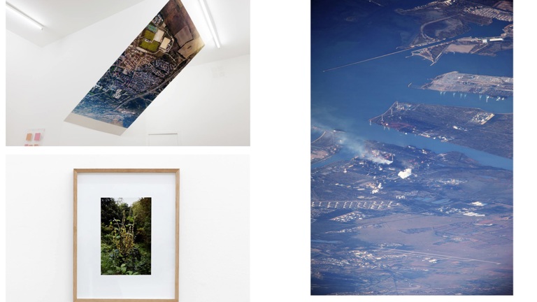 A grid of three images photographs 