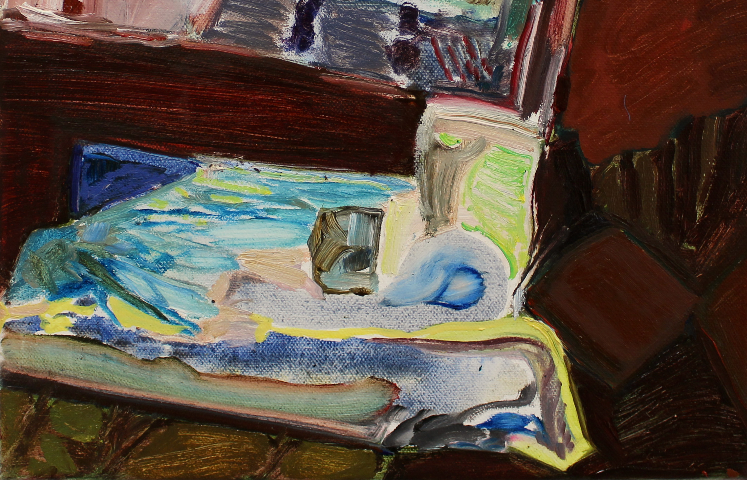 Amelia Barratt GI Fusebox Detail 2026 Oil On Canvas 30 X 25Cm