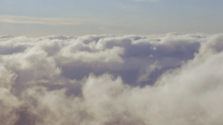 film still: clouds in the sky