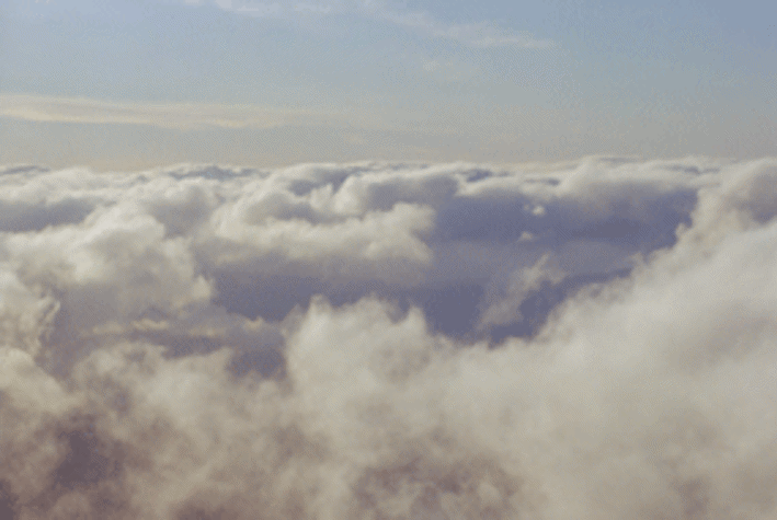 film still: clouds in the sky