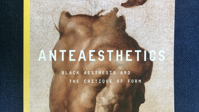 Book cover: Anteaesthetics Black Aesthesis and the Critique of Form 