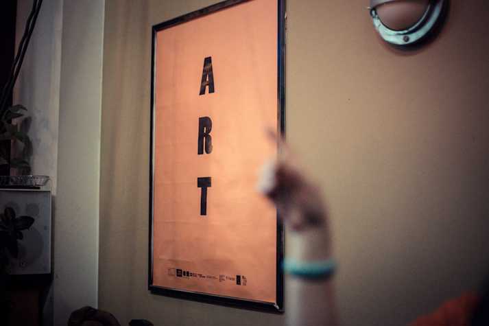 Art Screen CCA & GFT- poster on wall